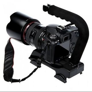 Commlite ComStar Wheel style Video Handle Handheld Stabilizer Grip for DSLR SLR Camera Mini DV Camcorder