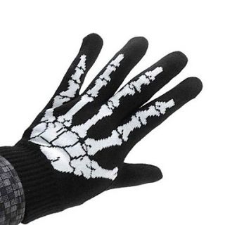 Hot Sale Skeleton Bones Sports Full Finger Anti slip Exercising Gloves
