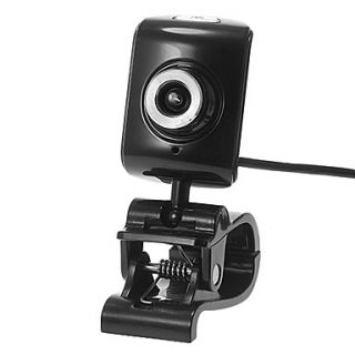 Rectangle Shaped Portable 8 Megapixel Webcam with Mic