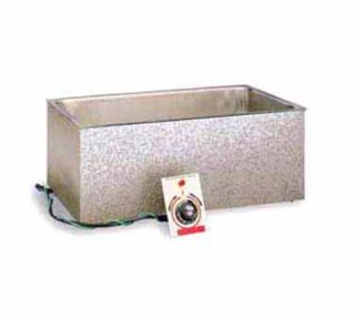 APW Wyott Hot Food Well Unit w/ Drain, Wet Or Dry Operation, Built In, Bottom Mount
