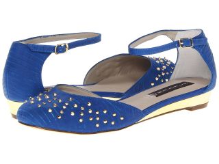 Steven Paisly Womens Wedge Shoes (Blue)