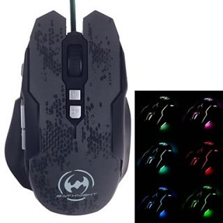 BATKNIGHT Ghost Bat T3200 Colorful Glare USB Gaming Mouse (400 4000 DPI)