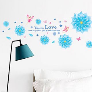 Blue Crystal Wall Stickers