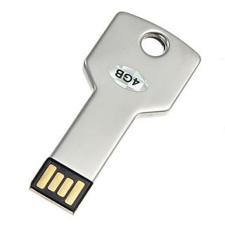 4G Key Shaped Metal Material USB Flash Drive