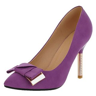 Suede Womens Stiletto Heel Heels Pumps/Heels Shoes(More Colors)