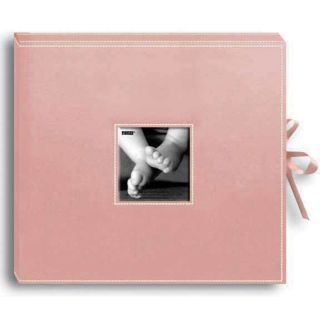 Pioneer Pink Leatherette Baby Scrapbook (12x12)