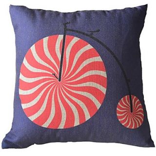 Retro Bicycle Decorative Pillow Cover