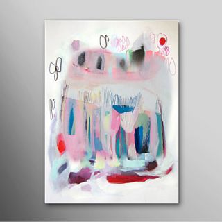 Hand Painted Oil Painting Abstract Color with Stretched Frame Ready to Hang