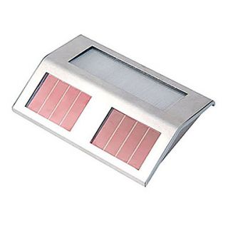 1 pcStainless Steel Solar Powered Staircase Step and Wall Light(CIS 57137B)