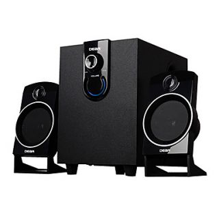 Ai50 Bass Wooden High Quality Hi Fi Loudspeaker Box for PC/Multi Media (Black)