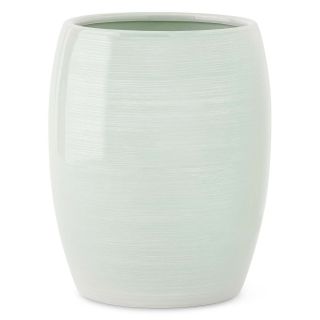 ROYAL VELVET Pearlized Wastebasket, Green