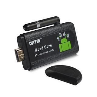 DITTER Quad Core Android 4.2 Antenna Mini Pc 2GB RAM 8GB ROM
