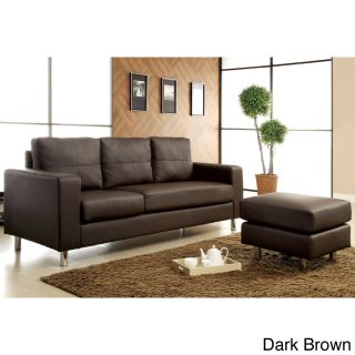 Riga Contemporary Sectional Sofa With Ottoman