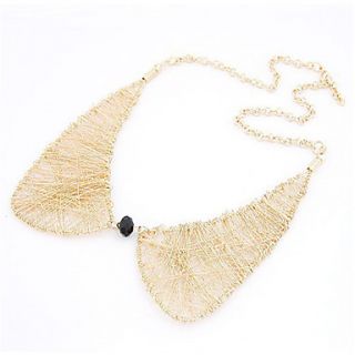Womens Knit Fake Collar Necklace