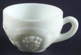 Smith Glass  Vintage Milkglass Punch Cup   Milk Glass, Grape   Design