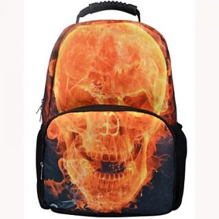 Veevan Unisexs Cool Skull School Backpacks