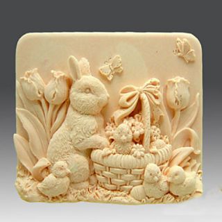 Festival Easter Rabbit Soap Mould