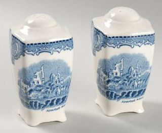Johnson Brothers Old Britain Castles Blue(Made In England Salt & Pepper Set, Fin
