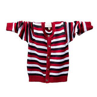 Childrens Casual Round Neck Cardigan