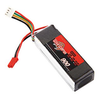 Wild Scorpion 11.1V 900mAh 25C Li po Battery(T Plug)