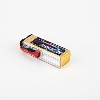 YKS 14.8V 2200mah 4S 25C Li Po Battery(T Plug)