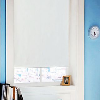 Classic Pure Beige Solid Roller Shade