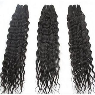 Popular Malaysian Deep Wave Weft 100% Remy Human Hair Mixed Lengths 22 24 26