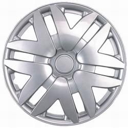 Premimum Design Silver Abs 15 inch Hub Caps (set Of 4) (When checking your tire size, do not measure the hub cap. It will give a larger size than needed. For the correct size, it goes by the tire size. Check the sidewall of your tire for a series of #s li