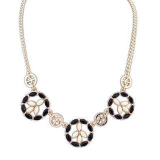 Fashion Cute Style (Wheels) Acrylic Alloy Chain Statement Necklace (More Color) (1 pc)