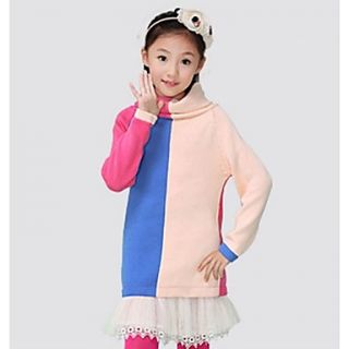 Girls Contrast Color Lovely Cotton Sweaters