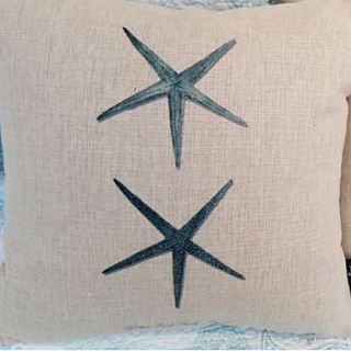 Graceful Starfish Pattern Decorative Pillow With Insert