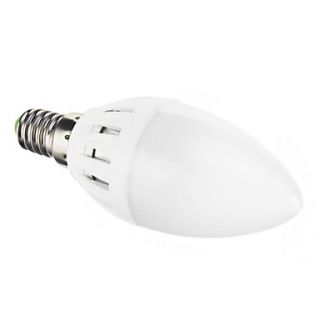 C37 E14 3W 15xSMD 2835 300LM 6000K Cool White Light LED Candle Bulbs(AC 85 265)