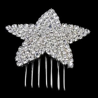 Alloy Womens Wedding/Party Hair Combs With Rhinestone