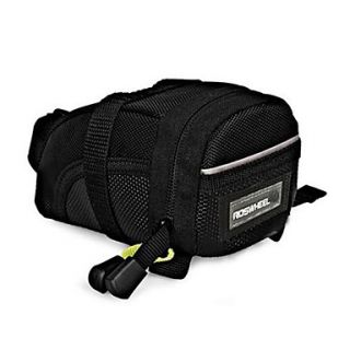 Cycling 1680D Polyester Black S M L Size Shockproof Wearproof Outdoors Bike Saddle Bag