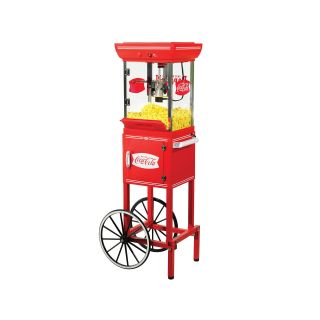 Nostalgia Electrics Coca Cola Series 48 Popcorn Cart