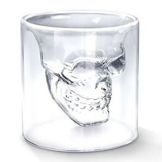 Cool Crystal Skull Head Shaped Shot Glass