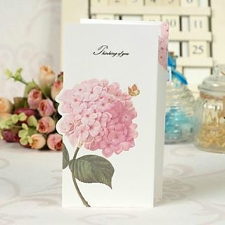 Floral Z fold Art Paper Greeting Card for Mothers Day