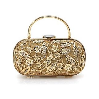 Stainless Steel/Rhinestone Wedding/Special Occasion Evening Handbags with Gold Hardware (More Colors)