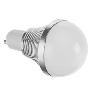 GU10 7W COB 347LM 2863K Warm White Light LED Globe Bulb  Silver (95 265V)
