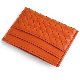 MenS Sleeve Lambskin Prepared Card Id Holders