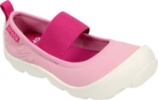 Girls Crocs Duet Busy Day Mary Jane PS   Carnation/Fuchsia Casual Shoes