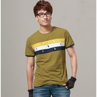 Mens New Slim Short sleeve Leisure Top