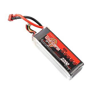 Wild Scorpion 14.8V 4S 2200mAh 35C Li Po Battery(T Plug)