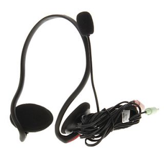 930 3.5mm High Qualitye On ear Neck Band Headphone Headset with Mic for Computer(Black)
