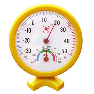 Desk Clock Thermo Hygrometer  30°C to 50°C/0 100% RH