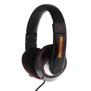 Yh A5 3.5mm Stereo PC Computer Wired Headset Headphone with Built in Mic