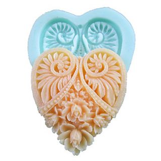 Heart Shape Silicone Carving Soap Fondant Craft Cake Tools