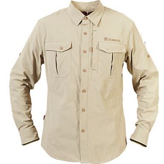 TOREAD MenS Quick Dry Long Sleeve Shirt   Khaki (Assorted Size)