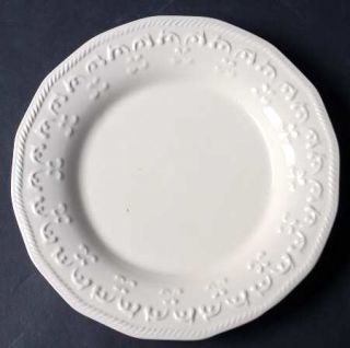 Better Homes and Gardens Ivory Scroll Dinner Plate, Fine China Dinnerware   All