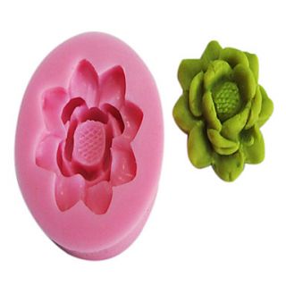 3D Round Flower Patterned Silicone Mold
